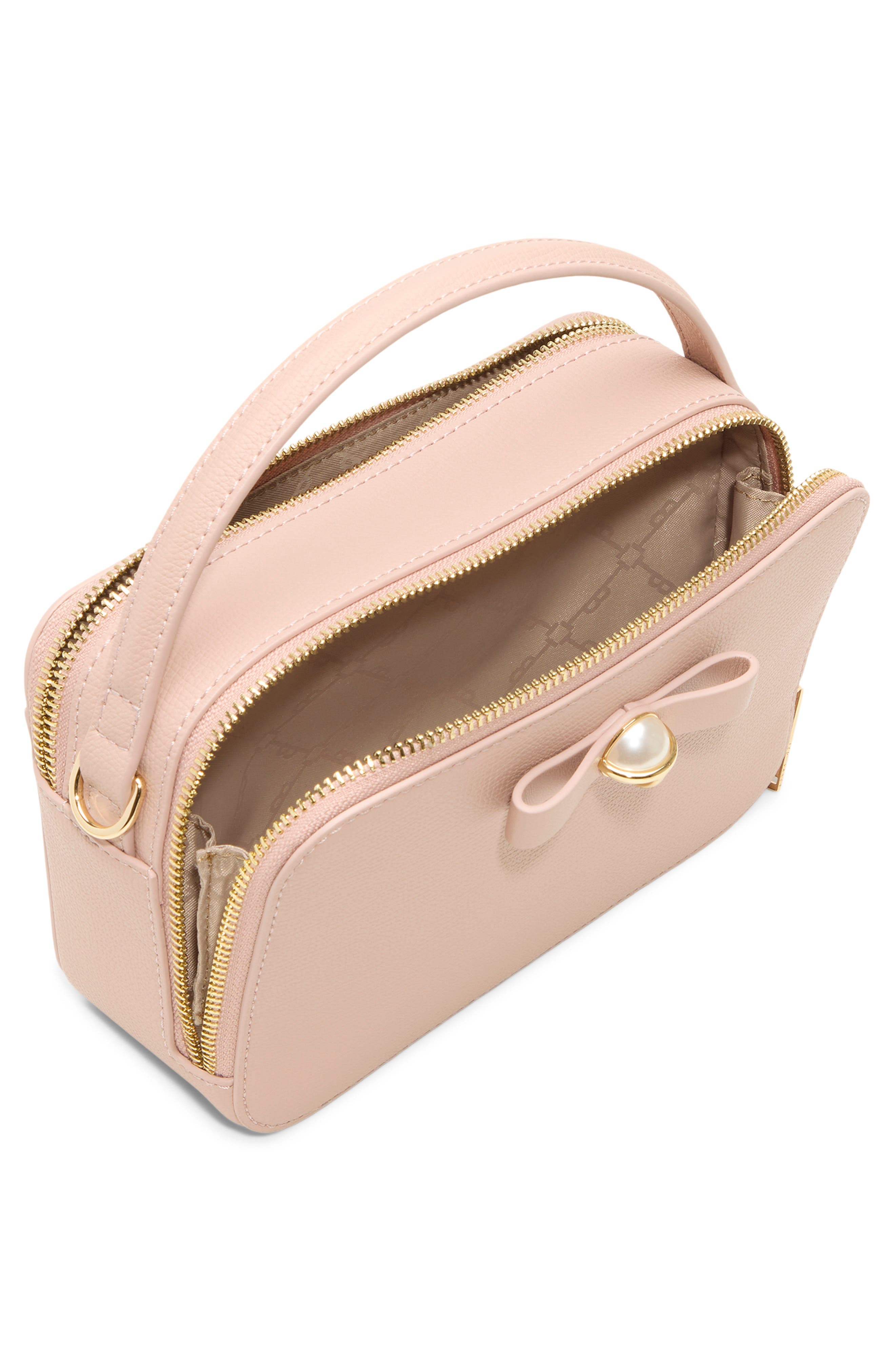 Ted Baker London Teena Faux Leather Top Handle Bag, Alternate, color, Medium Pink