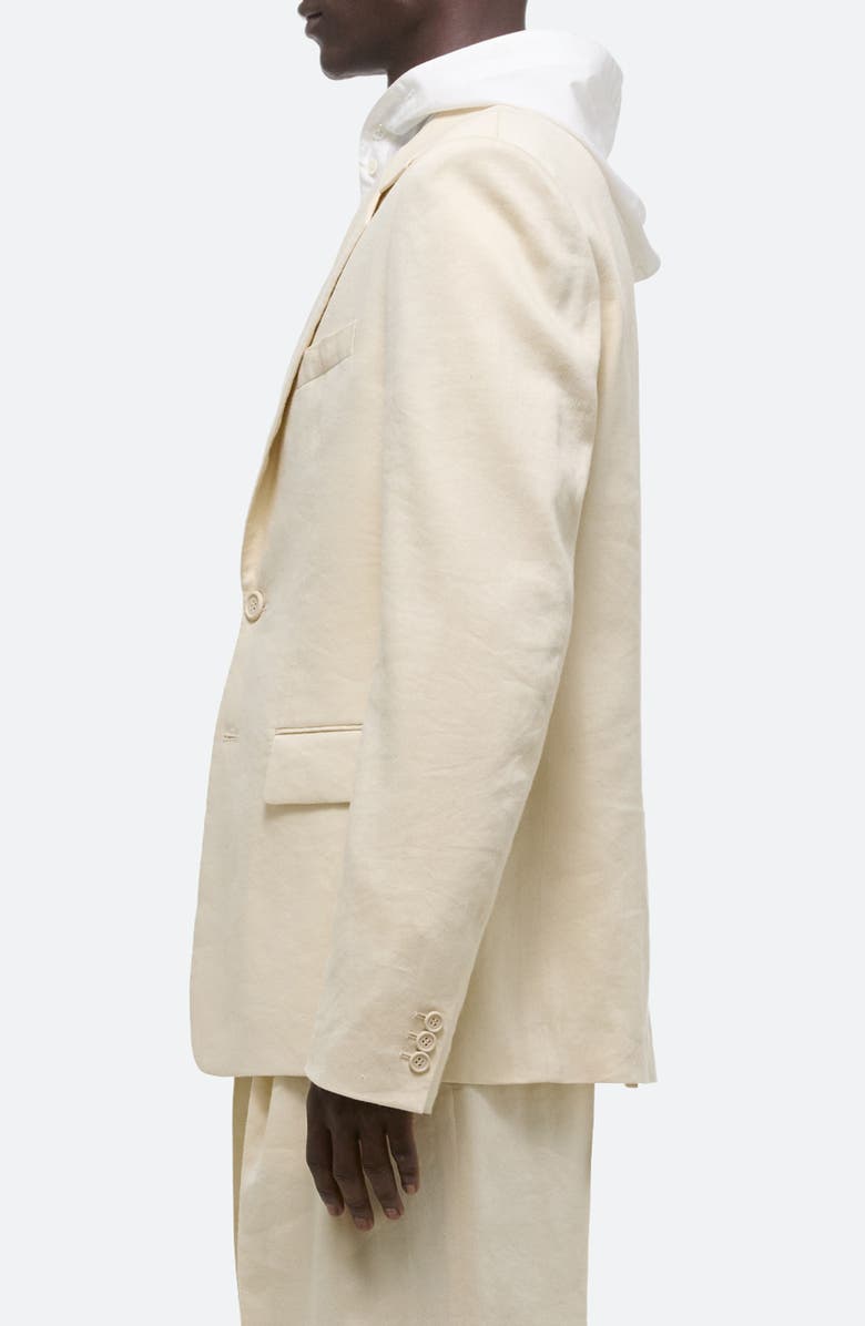 Helmut Lang Classic Linen Blend Blazer, Alternate, color, Summersand