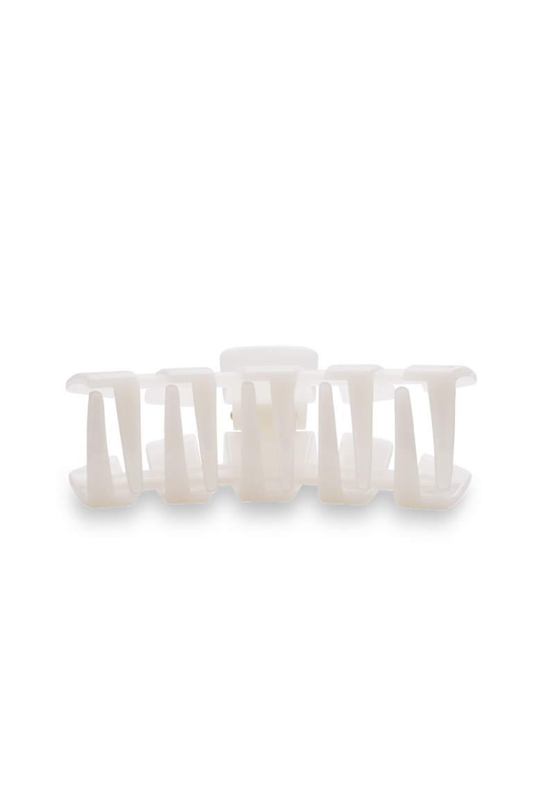 Classic Large Claw Clip, Alternate, color, Coconut White
