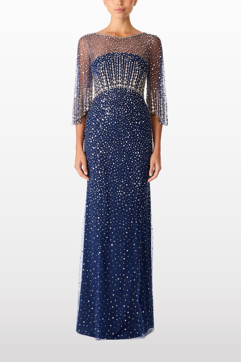 Kiya Maxi Dress, Alternate, color, Sea Dragon