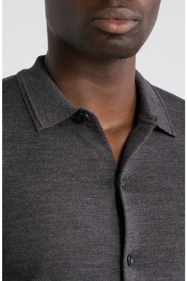 Forbes Wool Cardigan, Alternate, color, DARK WICKER BROWN