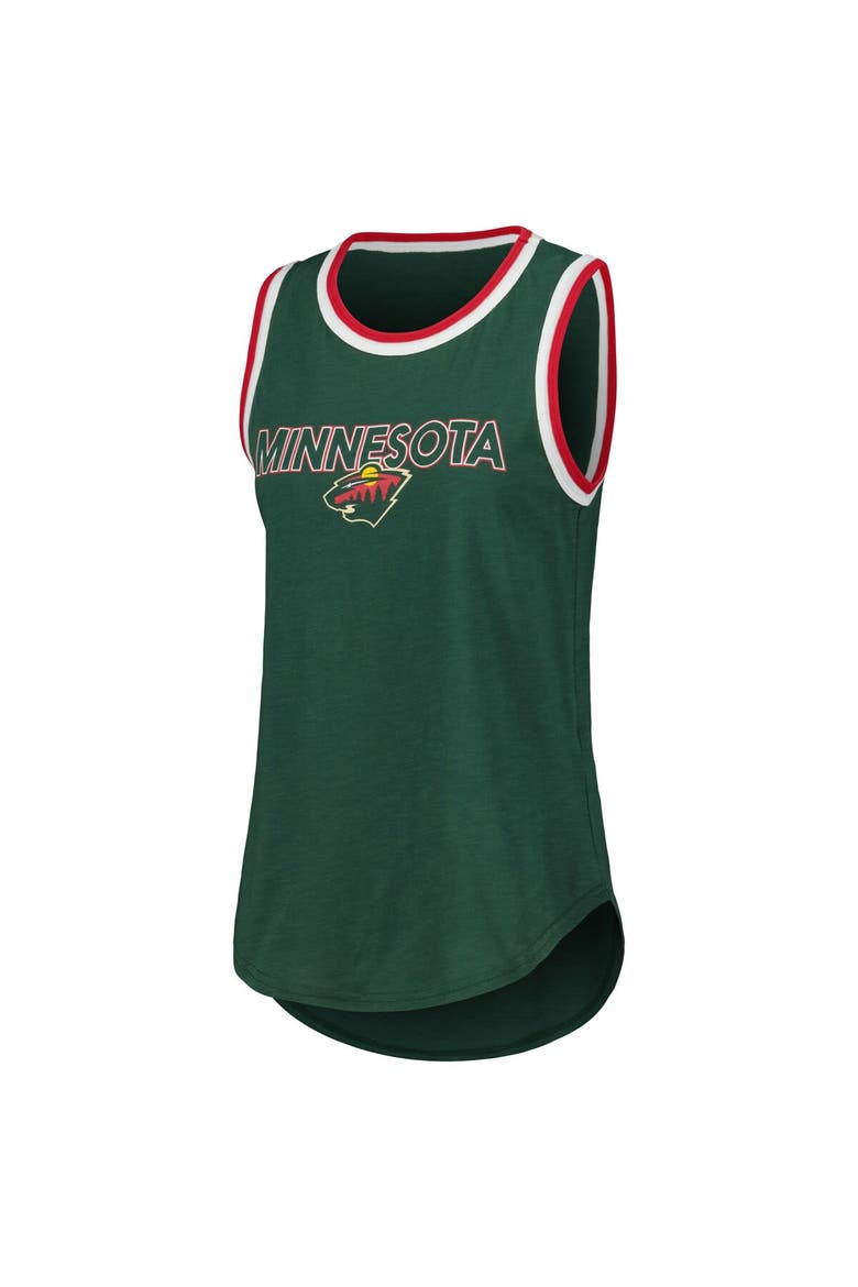 Women's G-III 4Her by Carl Banks Green Minnesota Wild Strategy Tank Top, Alternate, color, Green