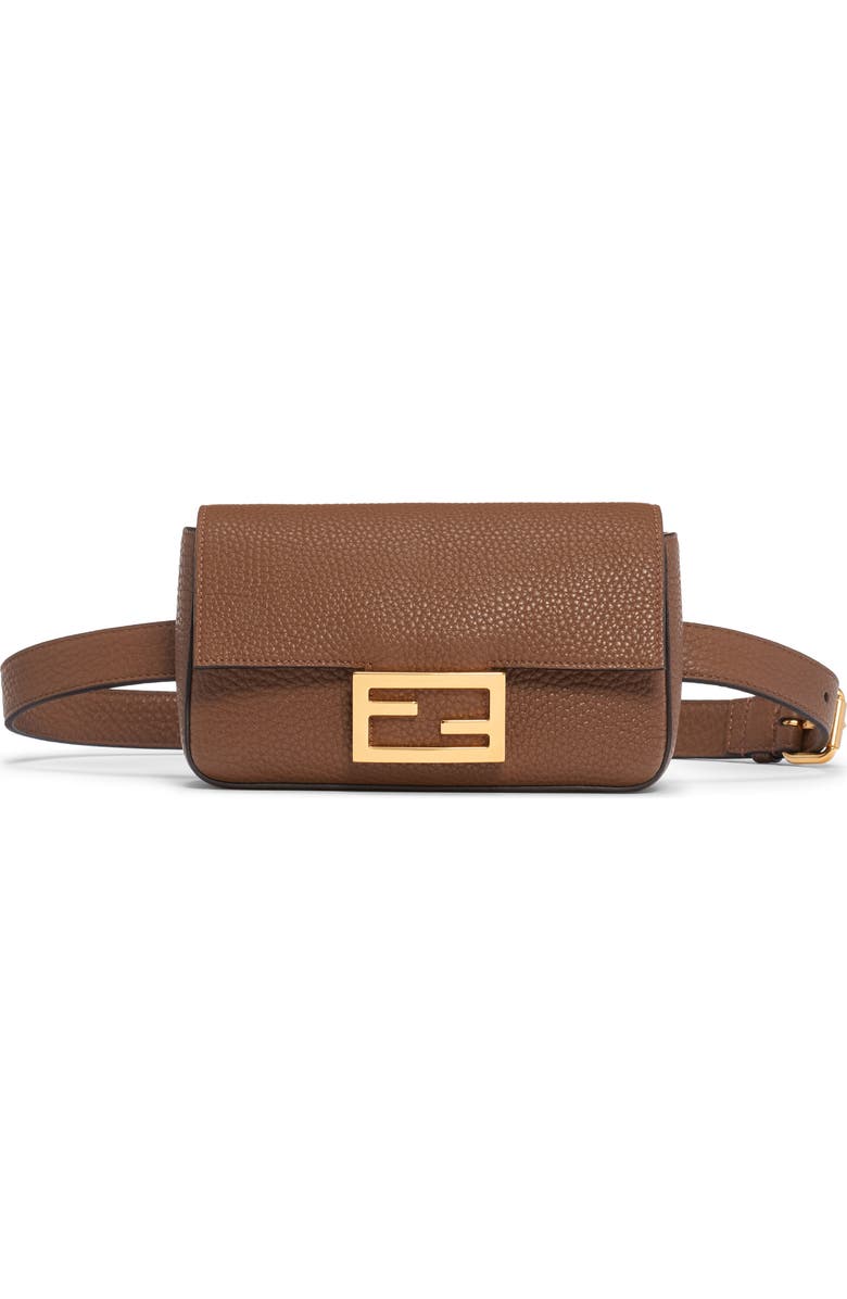 Fendi Leather Belt Bag, Main, color,