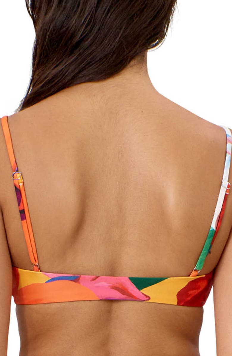 Mara Hoffman Carla Tie Front Bikini Top, Alternate, color,