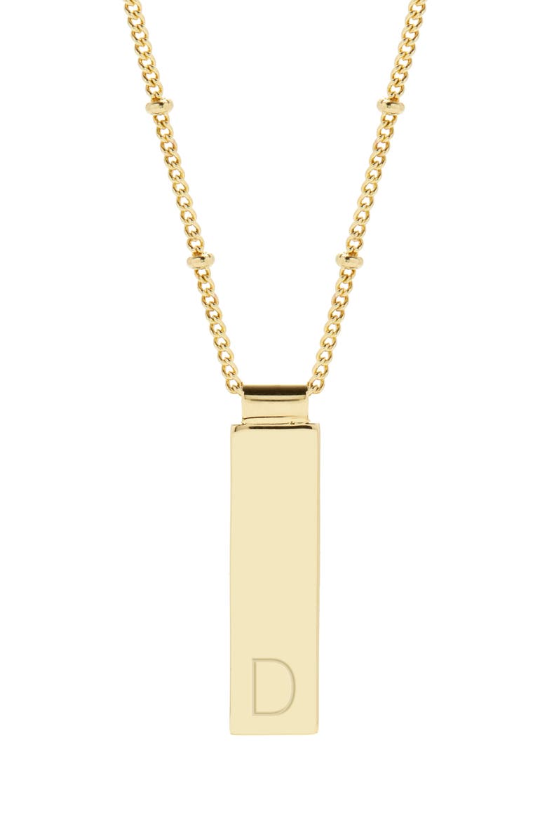 Brook and York Maisie Initial Pendant Necklace, Main, color, Gold D
