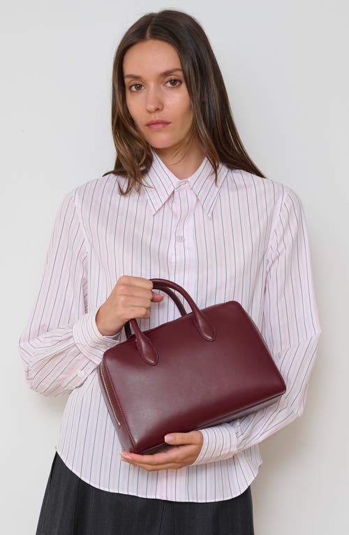 We-ar4 The Ivy 26 Leather Satchel In Burgundy