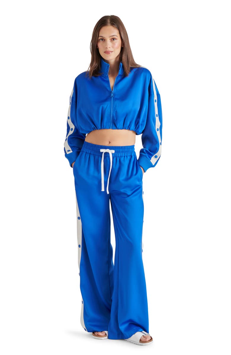 Steve Madden Beckham Crop Jacket, Alternate, color, Blue