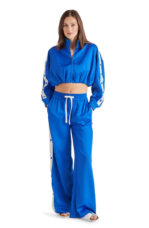 Steve Madden Beckham Crop Jacket In Blue
