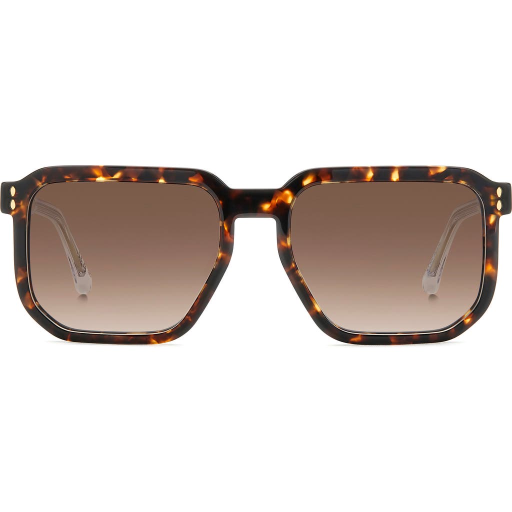 Isabel Marant 55mm Square Sunglasses In Brown
