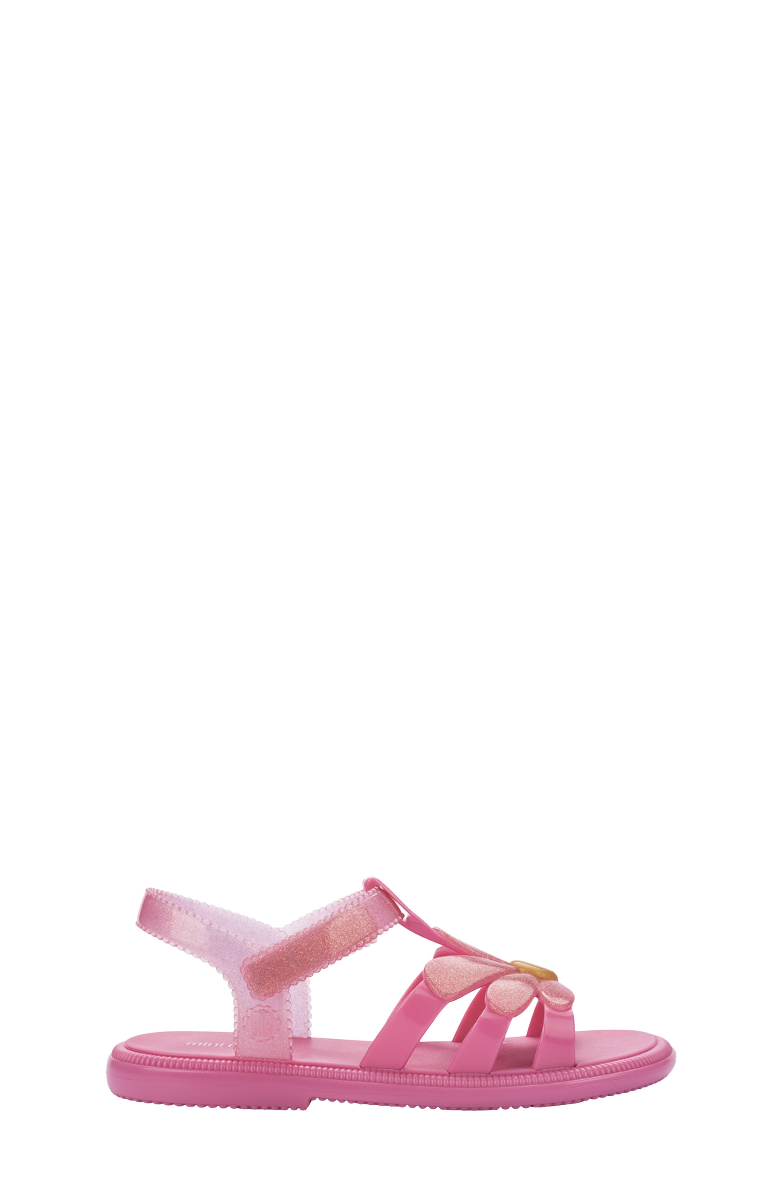 Kids' Mini Hip Bloomy Sandal, Alternate, color, PINK/ GLITTER PINK