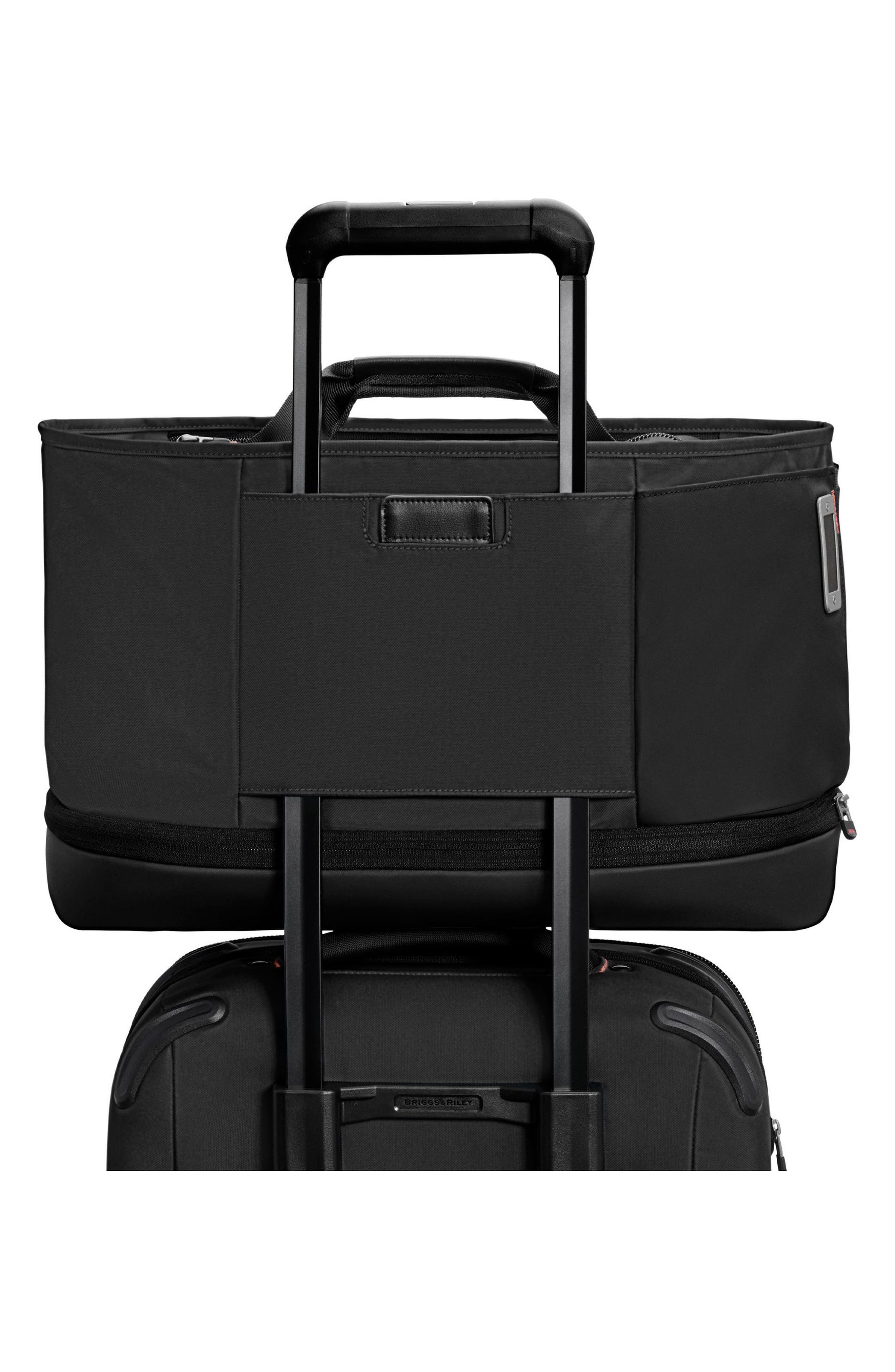 Briggs & Riley ZDX Expandable Overnighter, Alternate, color, Black