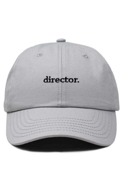 Director Embroidered Low Crown Cap