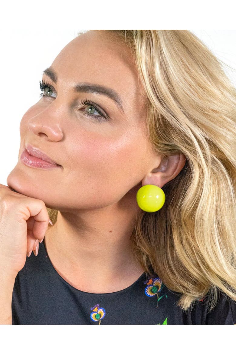 Gaia Midi Earrings, Alternate, color, Lime Lights