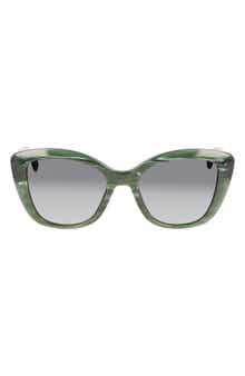 Longchamp Roseau 54mm Butterfly Sunglasses