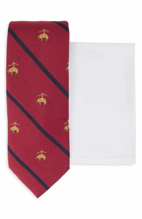 Silk Blend Tie and Pocket Square Set