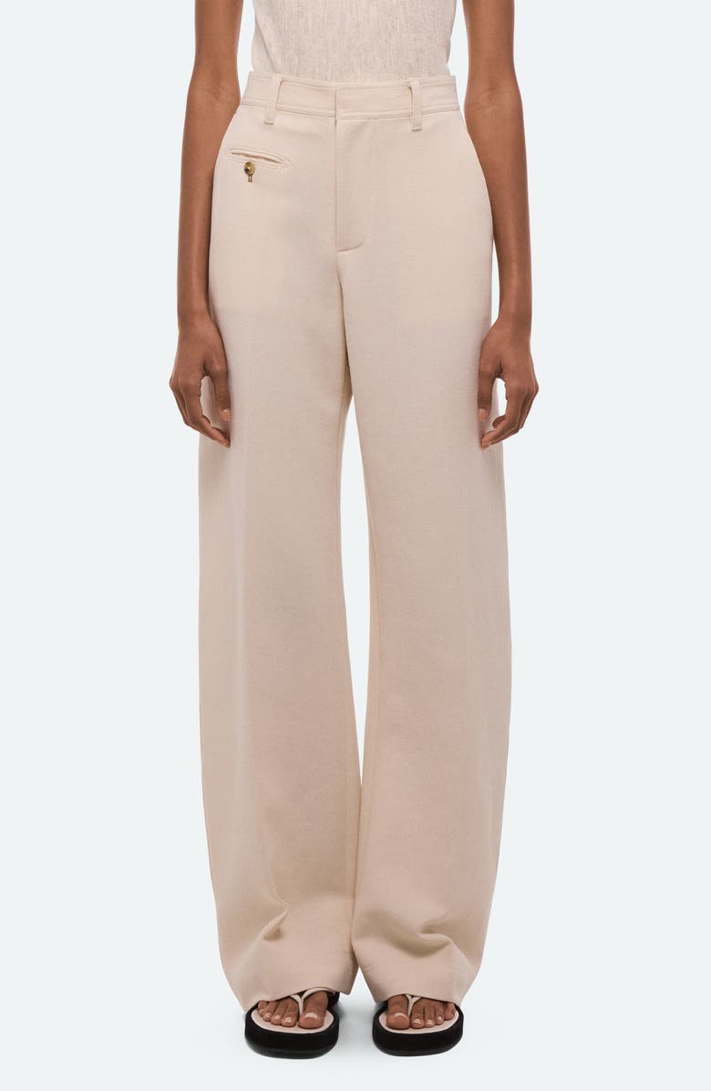 Helmut Lang Sailor Cotton Pants, Main, color, Muslin