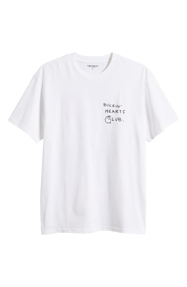Carhartt Work In Progress Pepe Broken Hearts Club Organic Cotton Graphic T-Shirt, Alternate, color, 