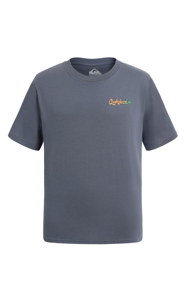 Quiksilver Kids' Quik Glare Cotton Graphic T-Shirt, Main, color, Stormy Seas