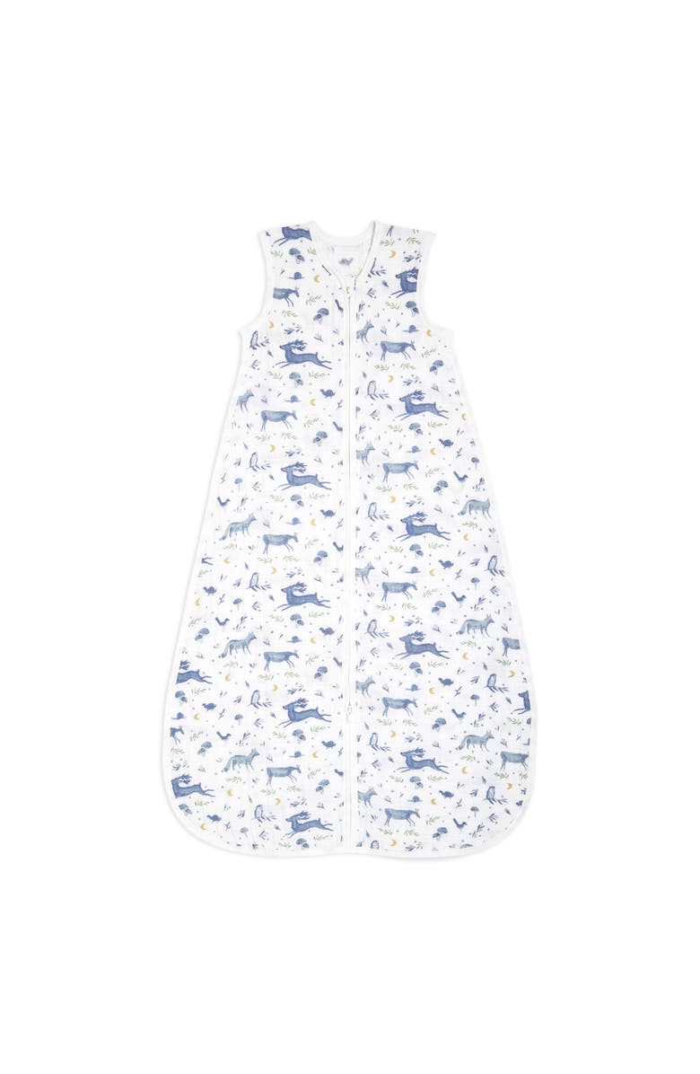 aden + anais Boutique Baby Sleeping Bag, 100% Organic Cotton Muslin, Wearable Swaddle Blanket for Girls & Boys, Breathable & Lightweight, TOG Rating 1.0, Main, color, Outdoors