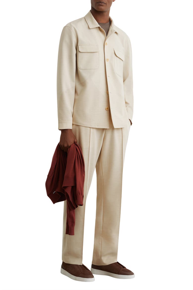 Peshi Belted Trousers, Alternate, color, STONE