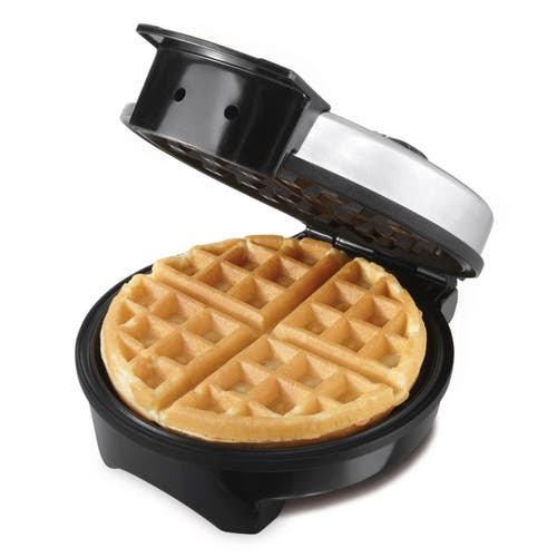 Oster Stainless Steel Belgian Waffle Maker With Adjustable Temperature Control In Silver