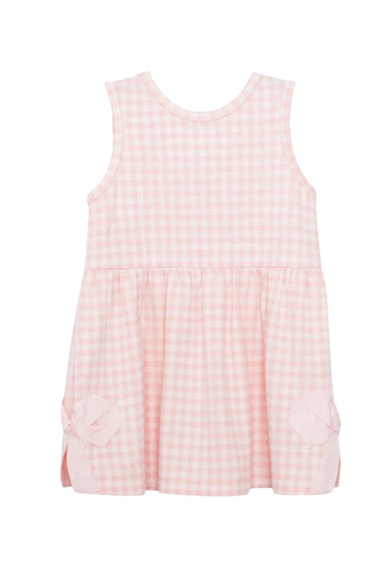 Pink Plaid Perfection Sleeveless Dress, Main, color, Pink
