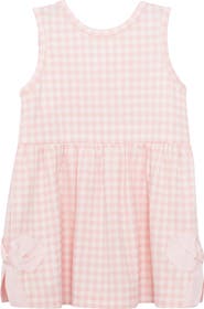 Mabel + Honey Pink Plaid Perfection Sleeveless Dress