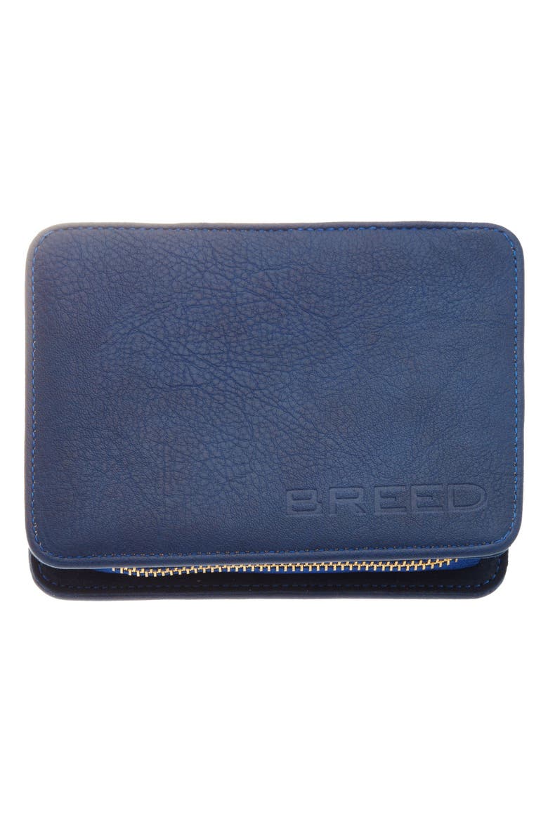 Nitro 8 Piece Surgical Steel Groom Kit - Carbon Fiber Pattern Case, Alternate, color, Blue