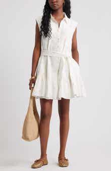 Treasure & Bond Ruffle Hem Minidress