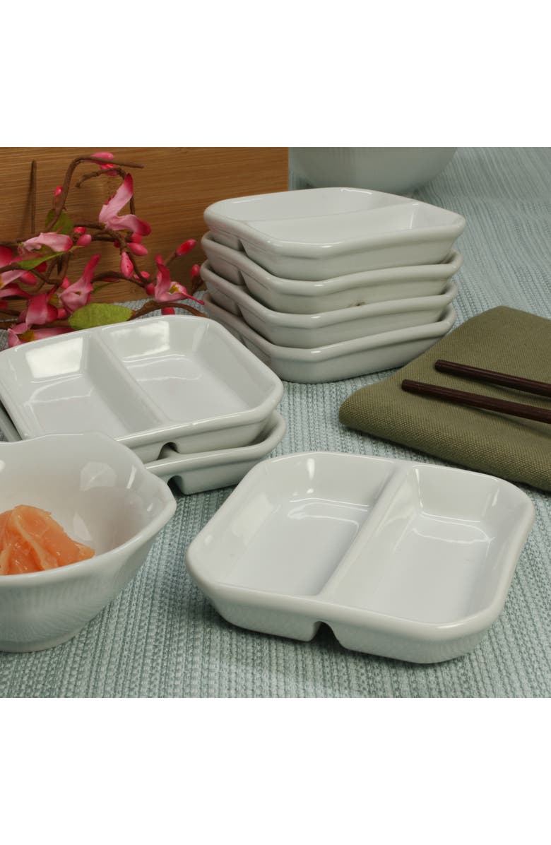 BIA Cordon Bleu Set of 12 Asian 2-Ounce Divider Dishes, Alternate, color, 