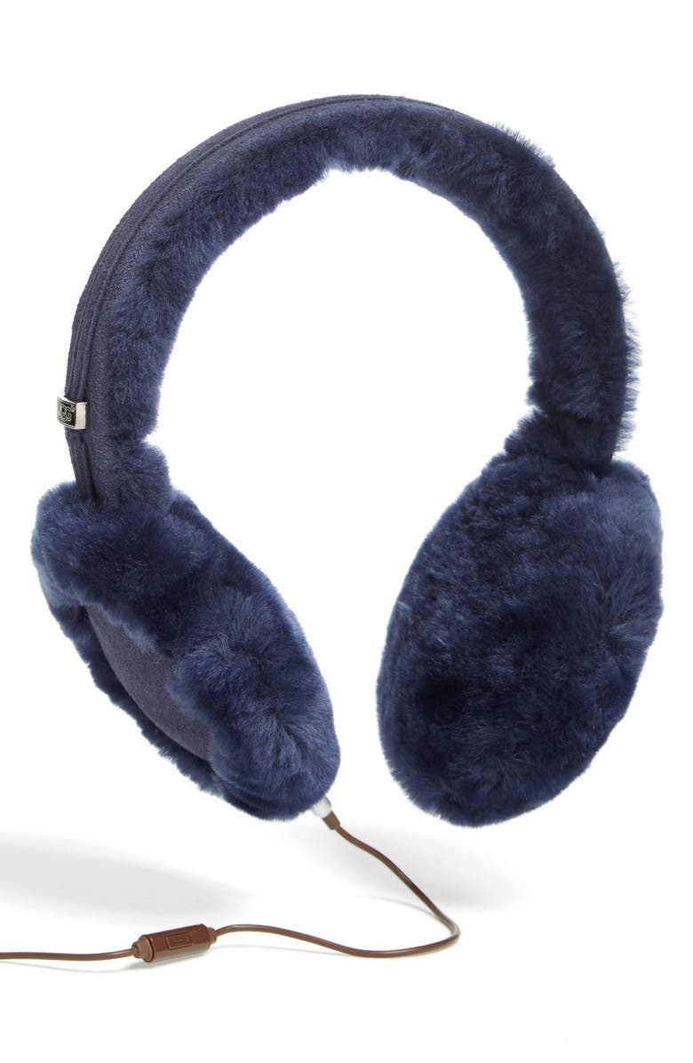 UGG<sup>®</sup> Australia 'Classic' Genuine Shearling Headphone Earmuffs, Main, color, 