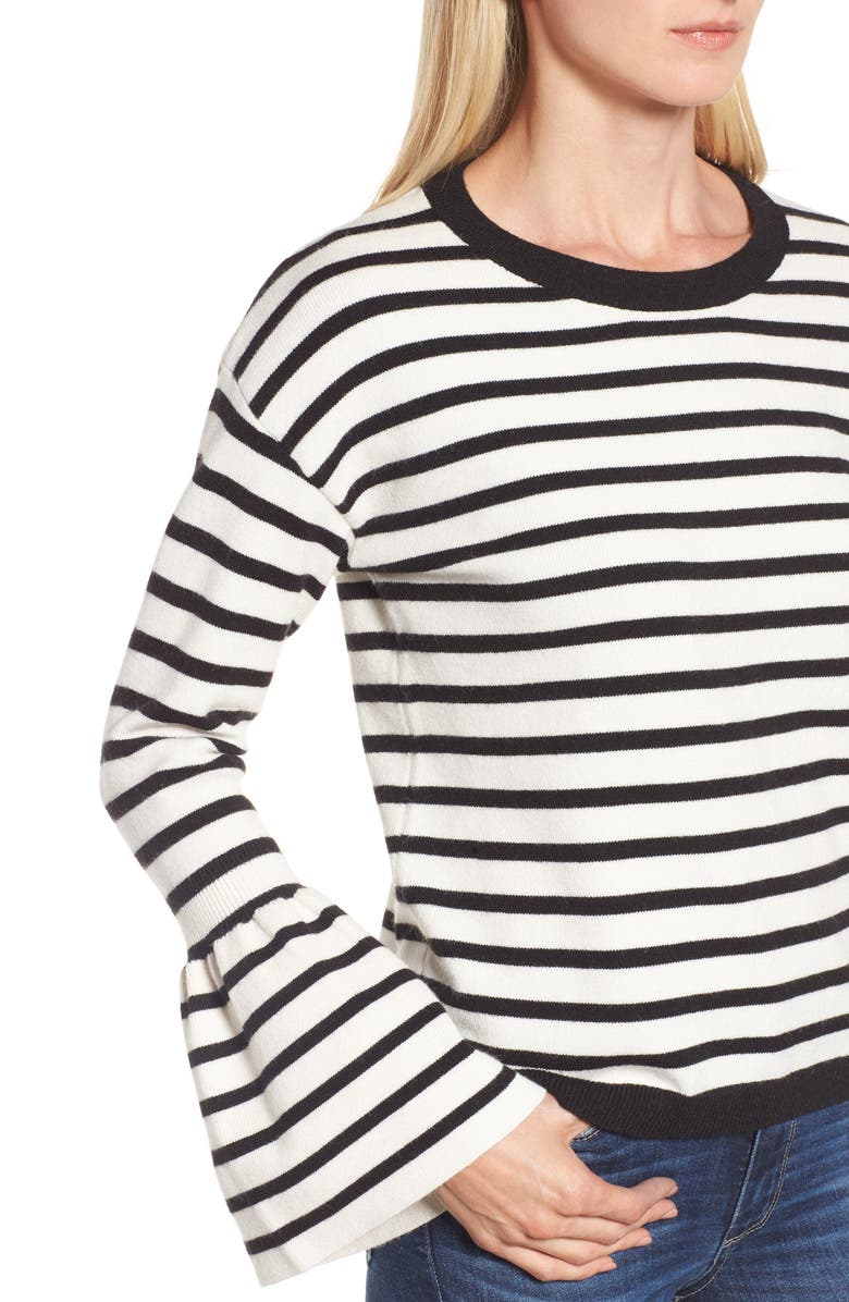 Halogen<sup>®</sup> Bell Sleeve Sweater, Alternate, color, 