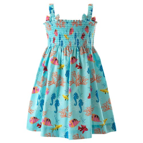 Rachel Riley Coral Reef Sundress In Blue