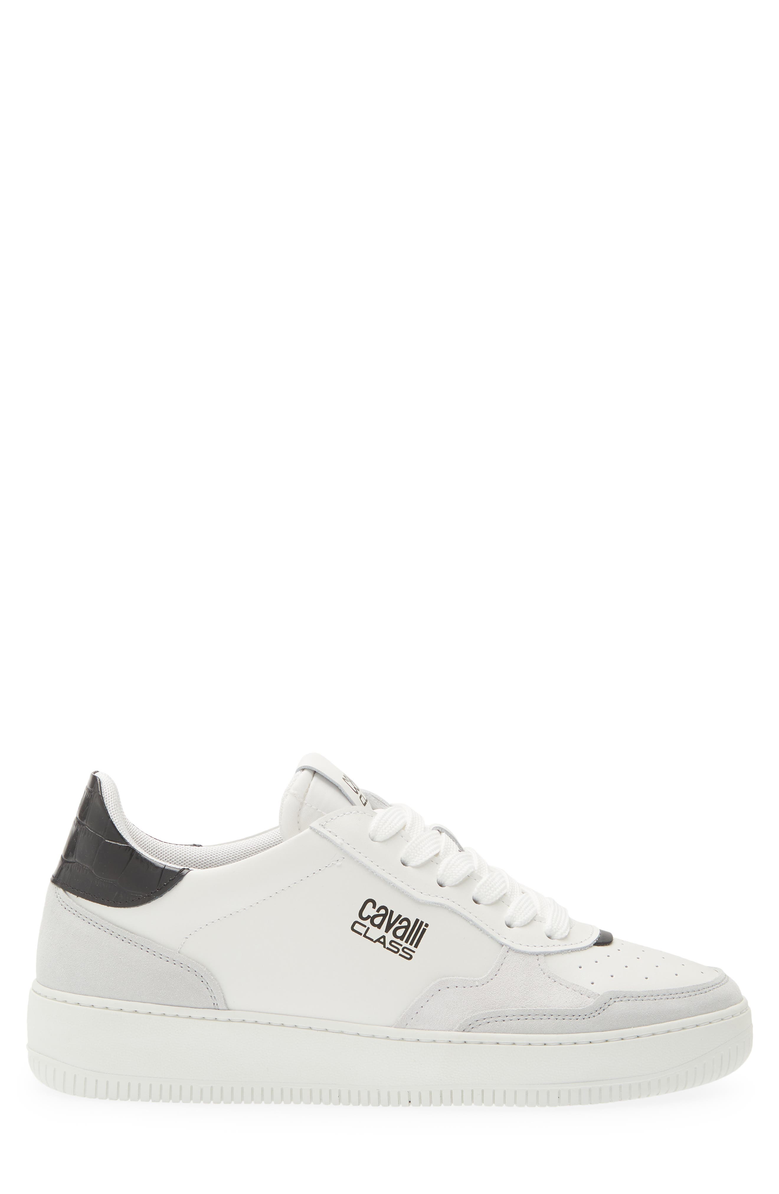 Roberto Cavalli Logo Low Top Sneaker, Alternate, color, 