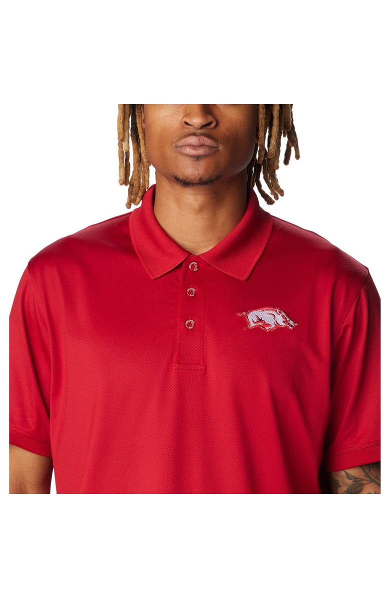 Columbia Men's Columbia Cardinal Arkansas Razorbacks PFG Tamiami Omni-Shade Polo, Alternate, color, Cardinal
