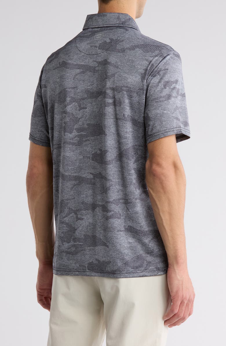 FLAG AND ANTHEM Destin Camo Dot Perforated Polo, Alternate, color,