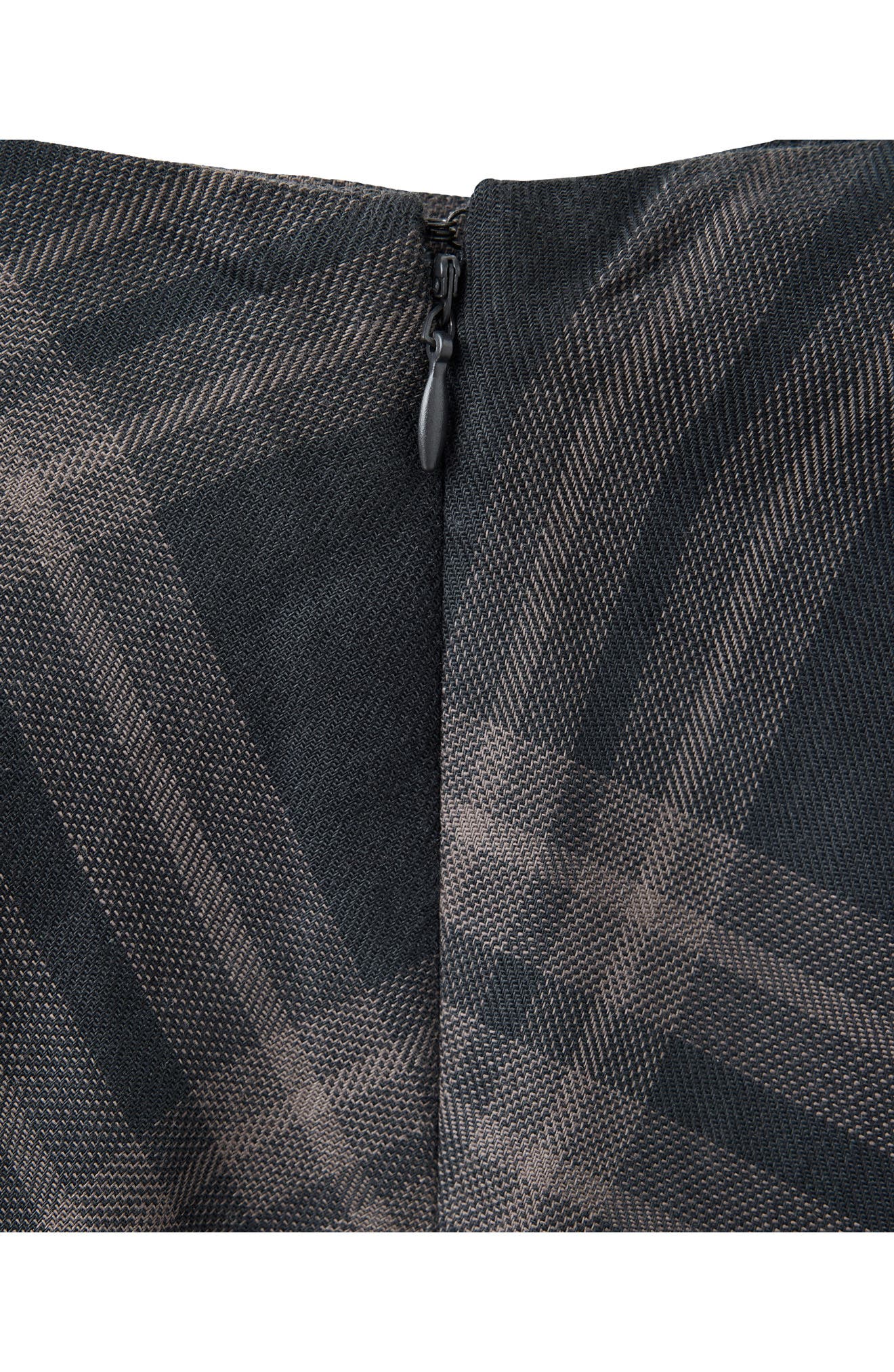 Asymmetric Check Print Midi Skirt thumbnail 7