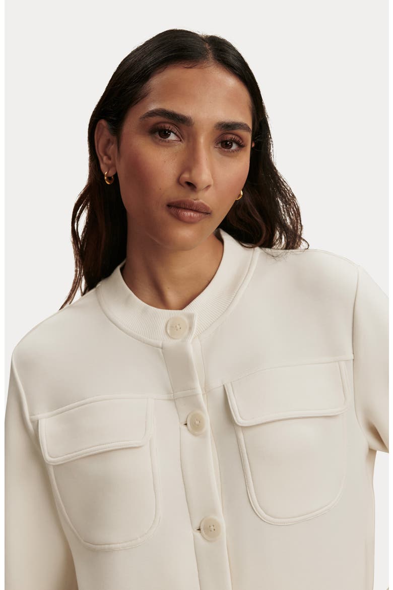 Hartwell Button Front Sweater, Alternate, color, PRISTINE