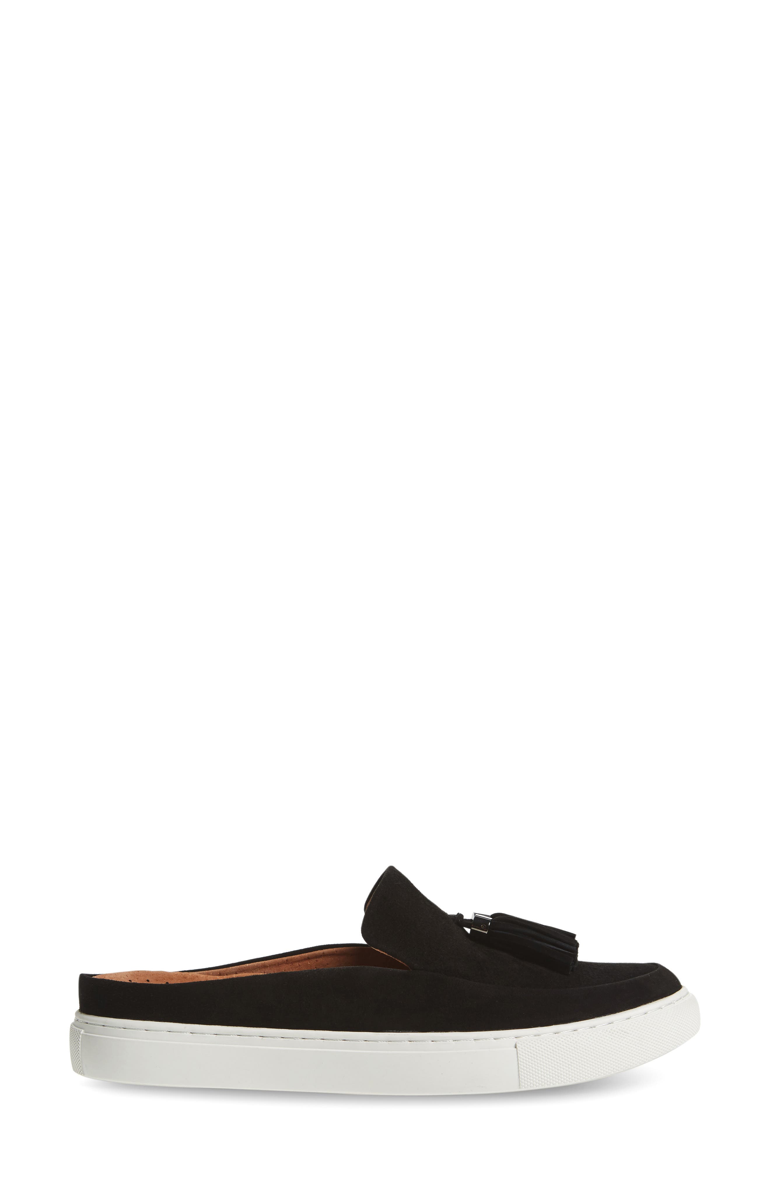 by Kenneth Cole Rory Loafer Mule Sneaker, Alternate, color, BLACK SUEDE