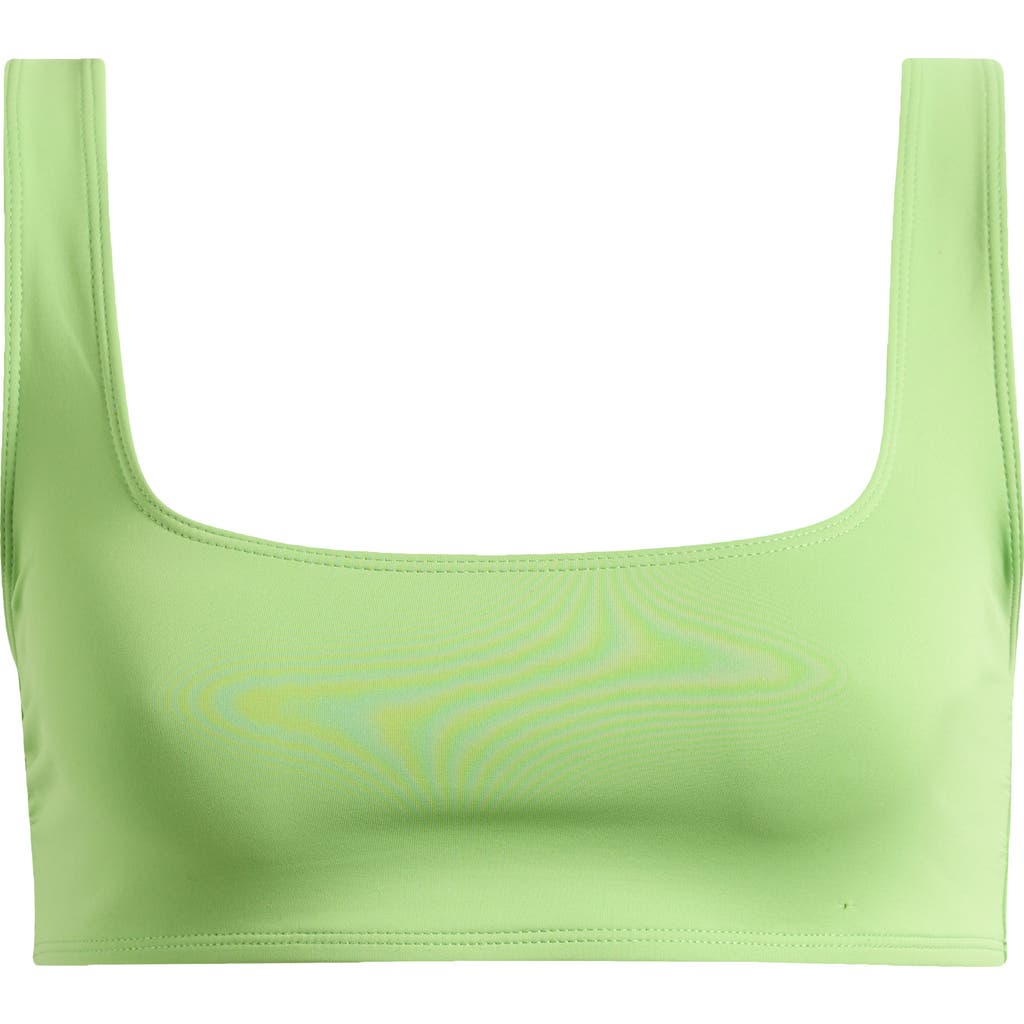GOOD AMERICAN GOOD AMERICAN SQUARE NECK COMPRESSION BIKINI TOP