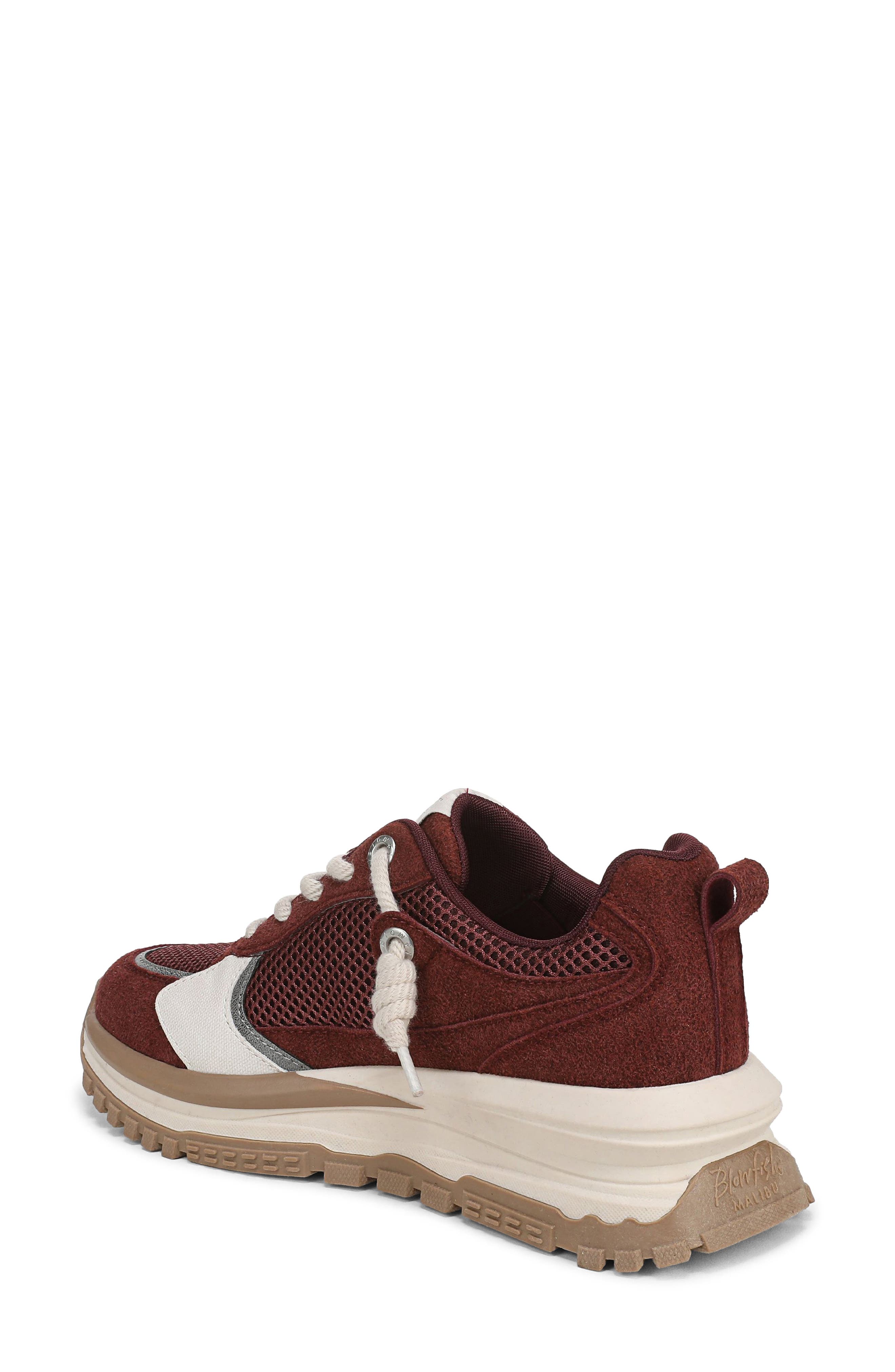 Leotina Sneaker, Alternate, color, PORT FAUX SUEDE