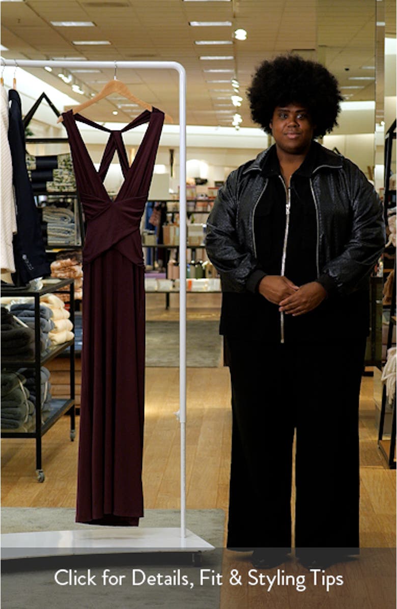 Bambia Cutout Sleeveless Gown, sales video thumbnail