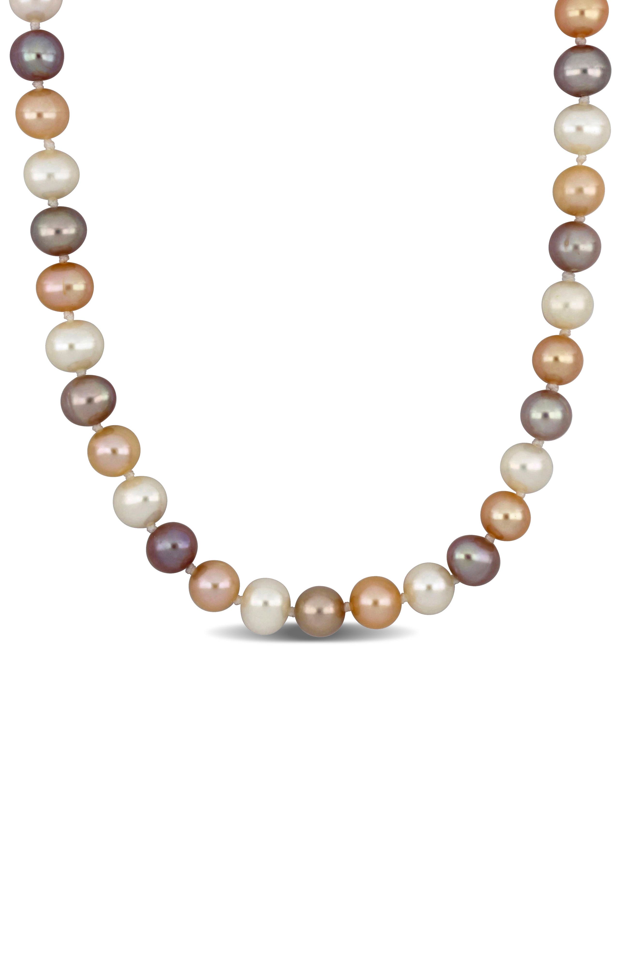 Multicolor Cultured Pearl Necklace