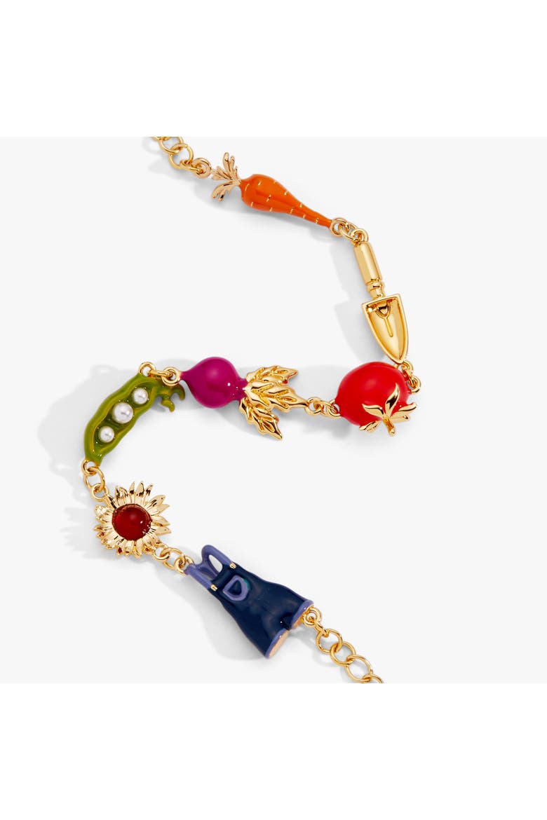 Farmers' Market Inline Bracelet, Alternate, color, Gold