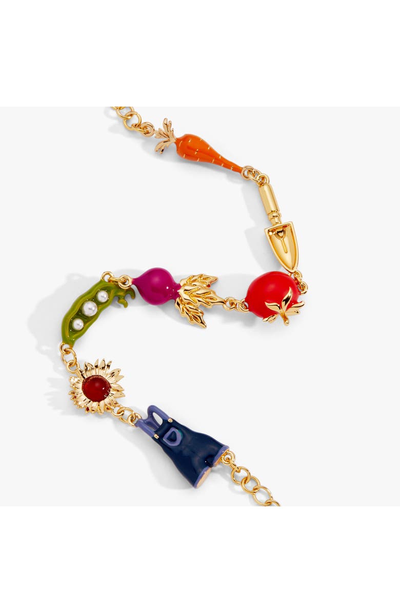 Alex and Ani Farmers' Market Inline Bracelet, Alternate, color, Gold