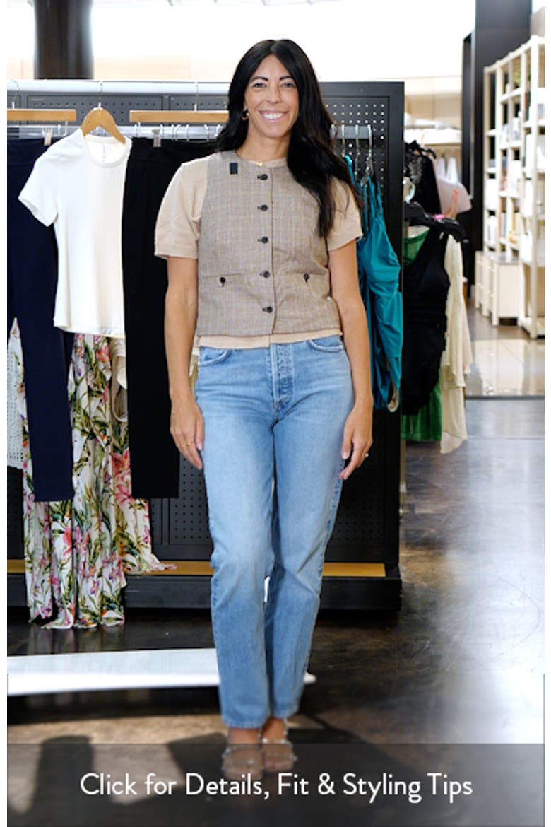 Plaid Crop Vest video