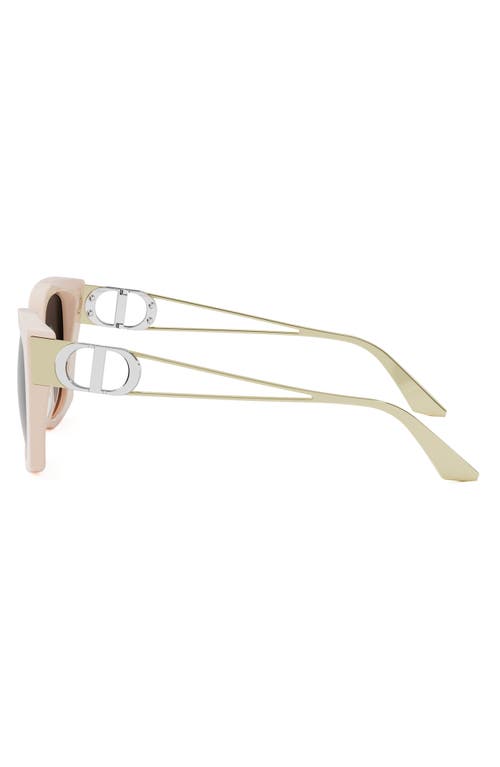 Dior 30montaigne S13i 53mm Square Sunglasses In Brown