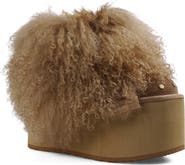 ZIGI Alleja Genuine Shearling Platform Bootie