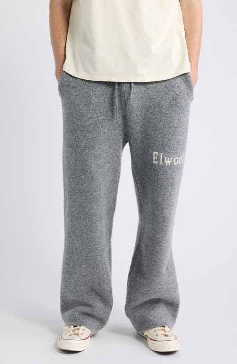 Intarsia Logo Baggy Sweatpants