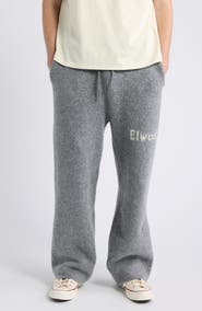 Elwood Intarsia Logo Baggy Sweatpants